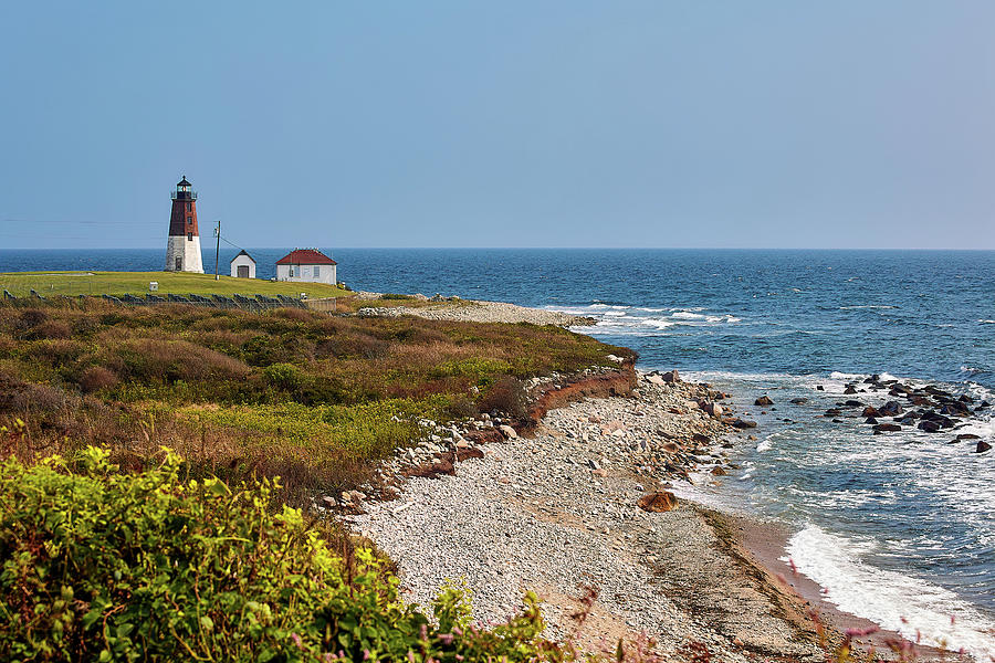 Point Judith Lighthouse, Ri Photograph By Dana Bibeault - Fine Art America