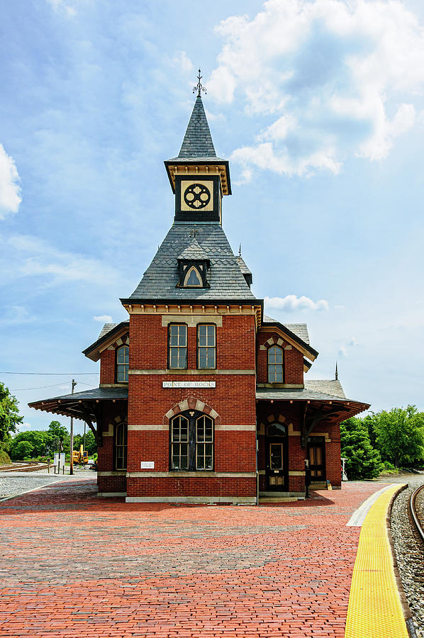 Point Of Rocks Railroad Station Photograph by Mark Summerfield - Fine ...