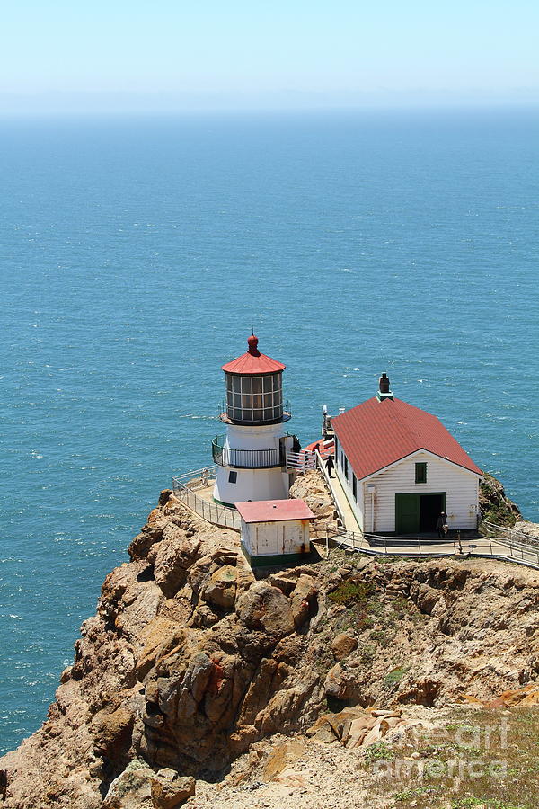 Point Reyes Lighthouse in California 7D15989 #1 Photograph by Wingsdomain Art and Photography