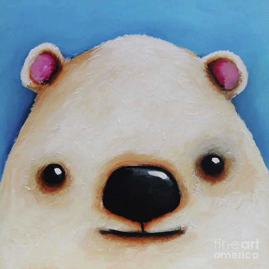 Polar Bear Painting - Polar Bear #2 by Lucia Stewart