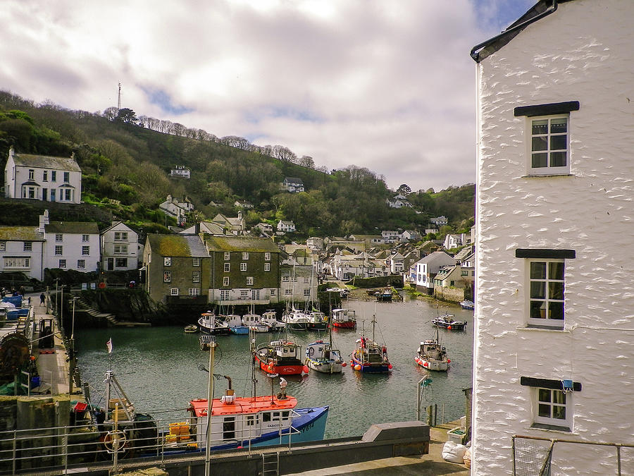 Polperro Harbour Cornwall #1 Photograph by Richard Brookes