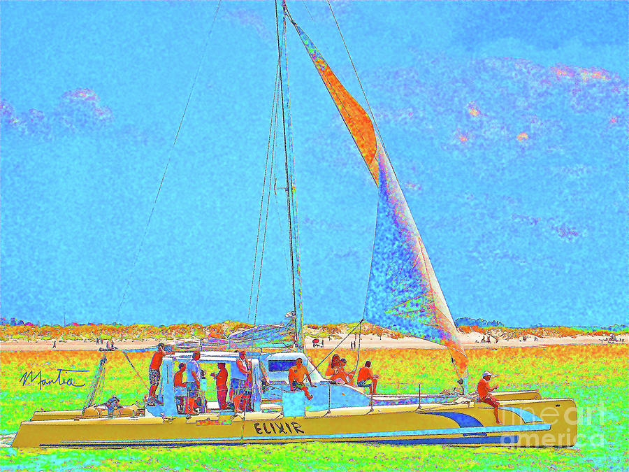 Ponce Inlet Jetty  #1 Digital Art by Art Mantia
