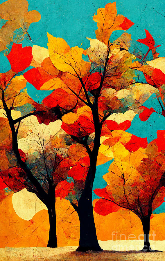 Pop Art Autumn Digital Art
