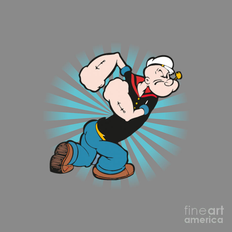 Popeye Drawing by Halim Halim - Pixels