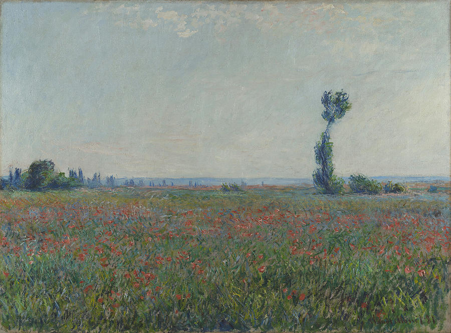 Poppy Field - Claude Monet Painting by Aesthetics Store - Fine Art America