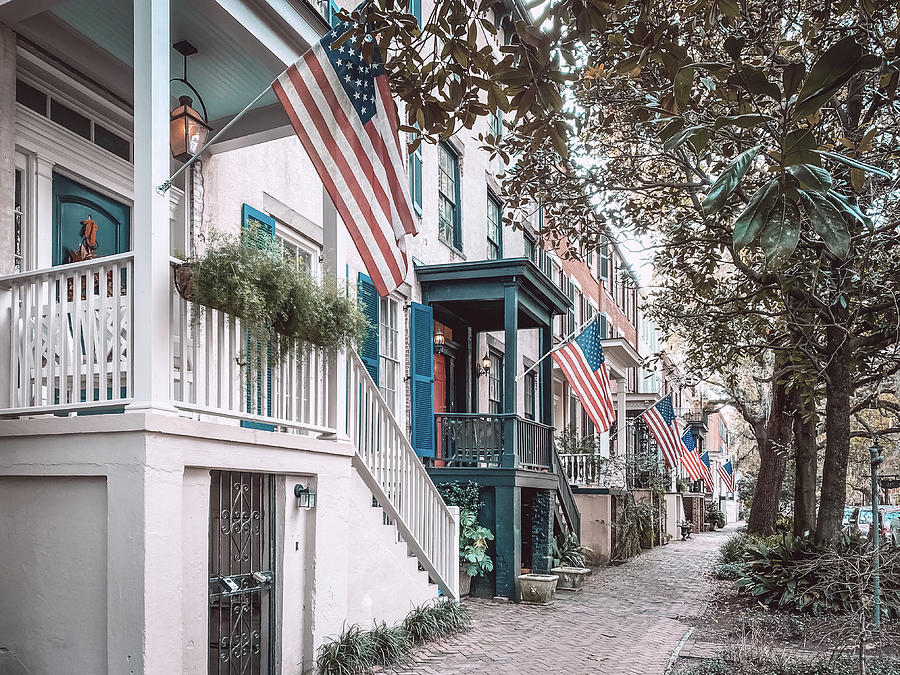 Porches of Savannah, Georgia #1 Photograph by Dawna Moore Photography