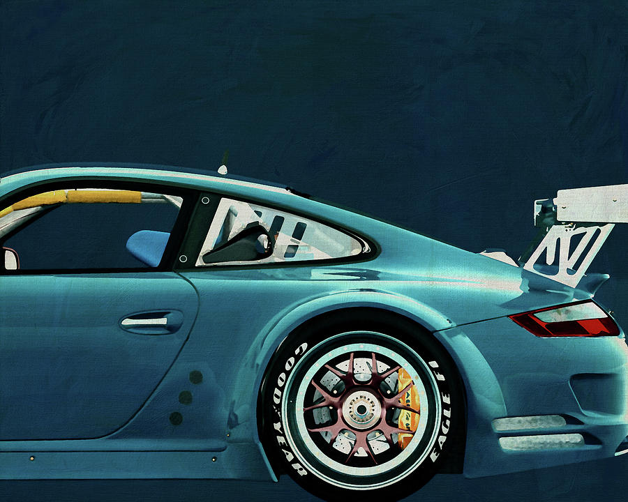 Porsche GT3 RS Cup 2008 #1 Painting by Jan Keteleer