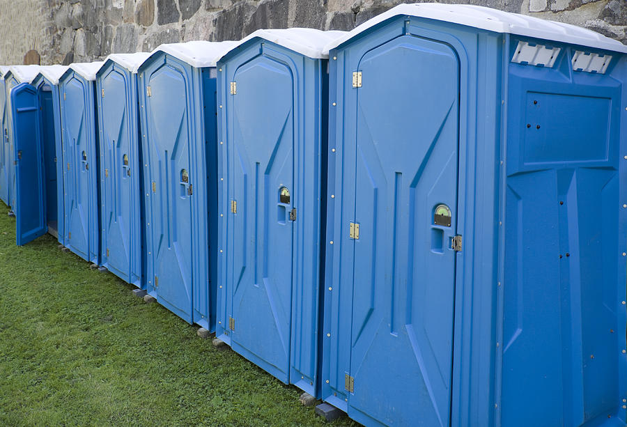 Portable toilets #1 Photograph by LordRunar