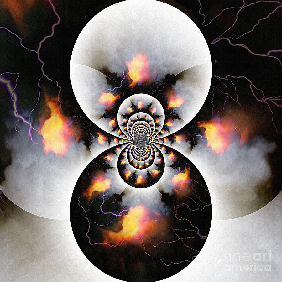 Portal of Fire #1 Digital Art by Bruce Rolff
