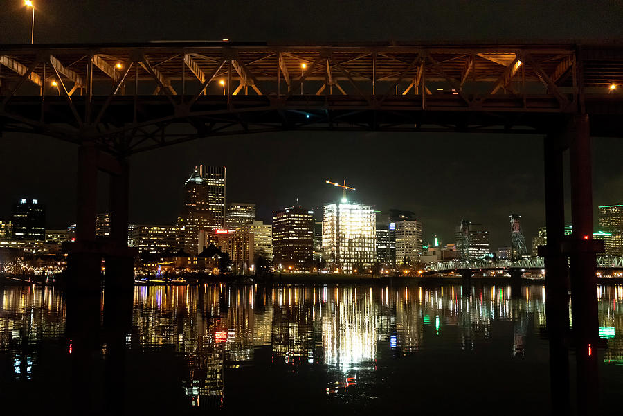 Portland Reflections #1 Photograph by Steven Clark