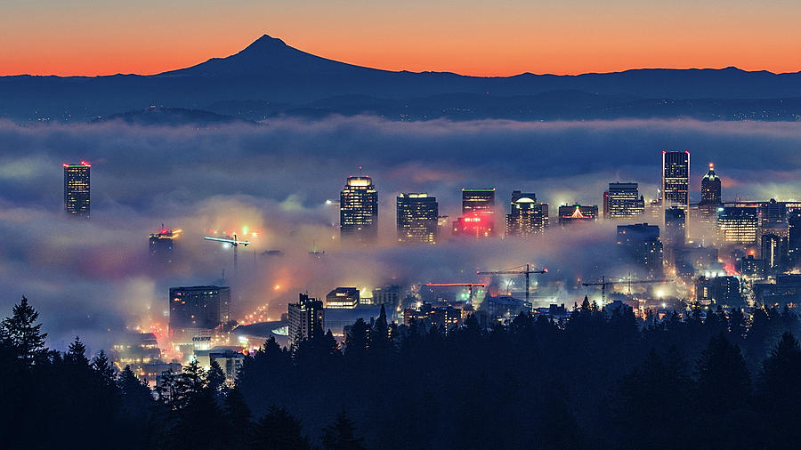 Portland Sunrise Photograph