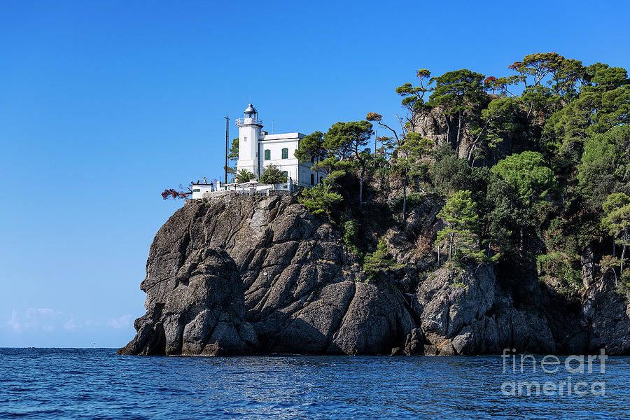 Portofino Lighthouse Photograph by John Greim