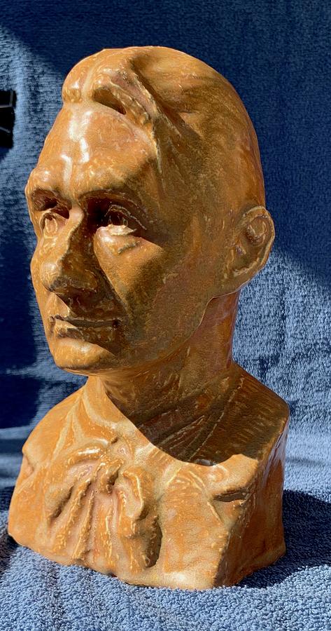 Portrait Bust Of Rudolf Steiner #1 Sculpture by David Dozier