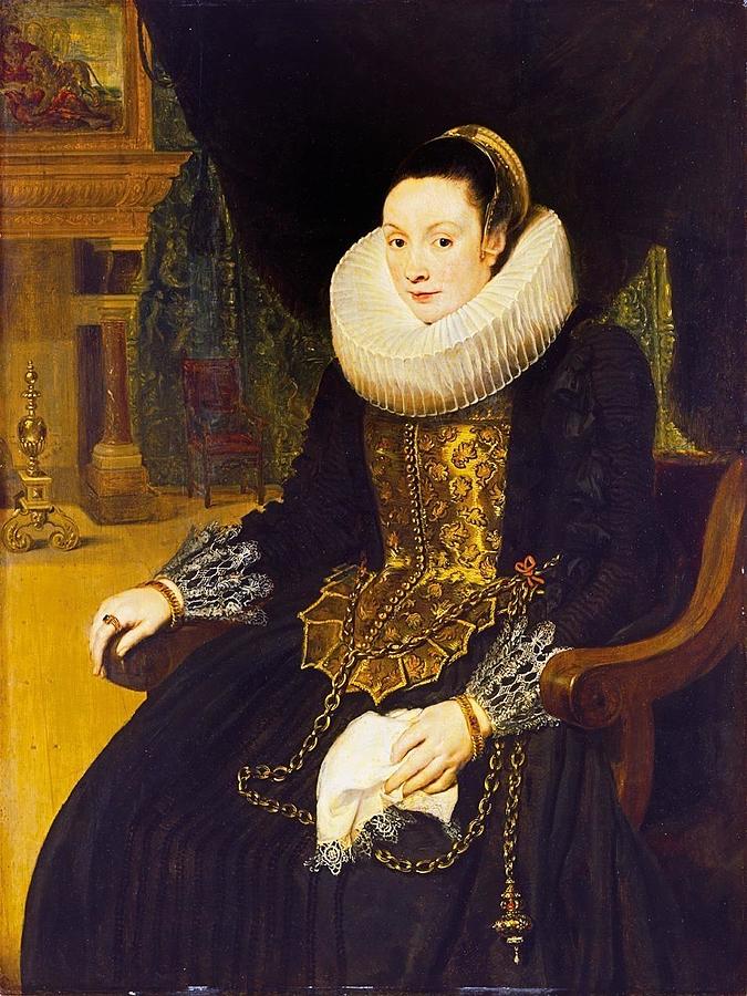 Portrait Painting - Portrait of a Lady #1 by Cornelis de Vos