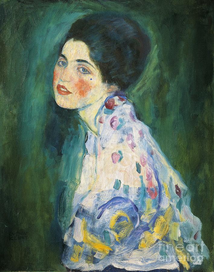 Portrait of a Lady #1 Painting by Gustav Klimt