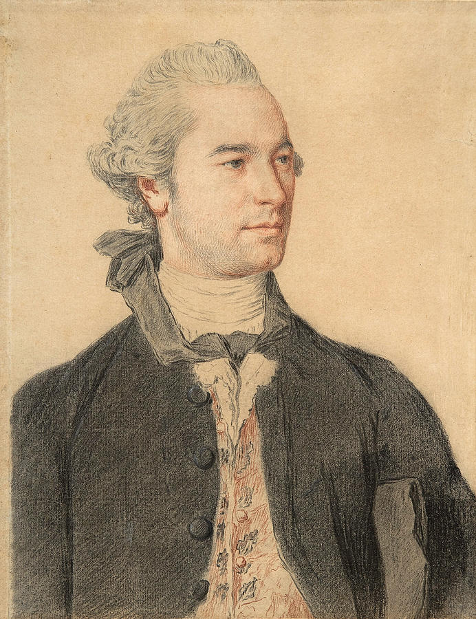 Portrait of a Man #2 Drawing by Jean-Etienne Liotard