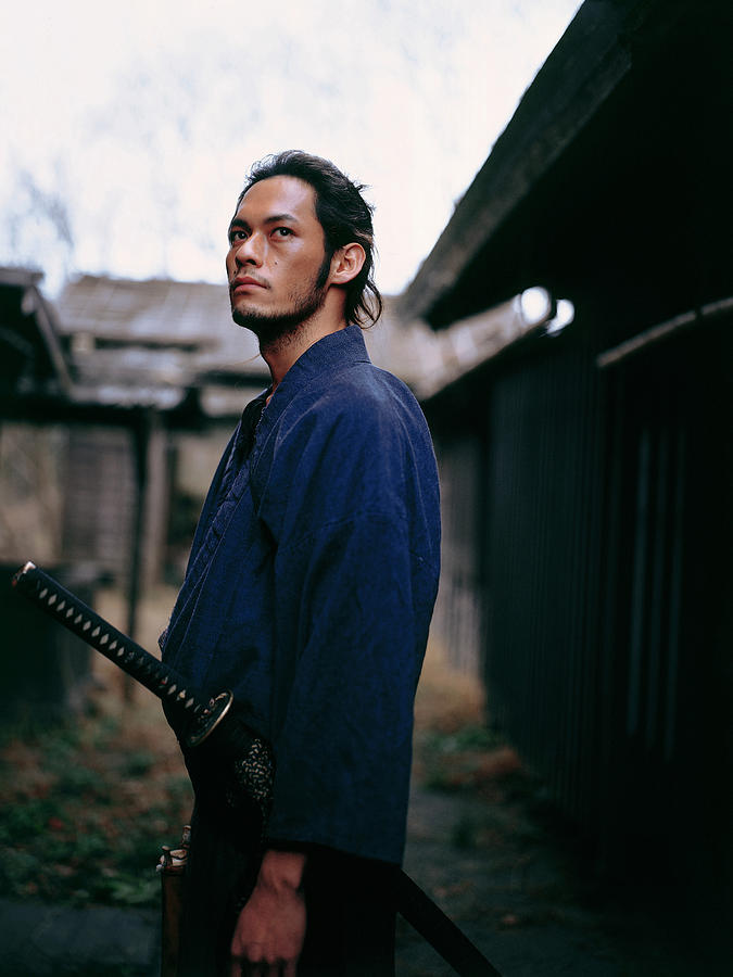 Portrait of a Samurai warrior #1 Photograph by Dex Image