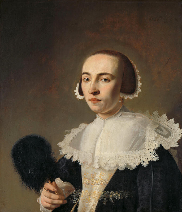 Portrait of a Woman #2 Painting by Pieter Dubordieu