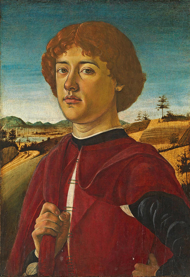 Portrait of a Young Man by Biagio d'Antonio Portrait of a Young Man by Biagio d'Antonio