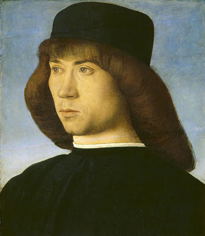 Portrait of a young Man Drawing by Giovanni Bellini - Fine Art America