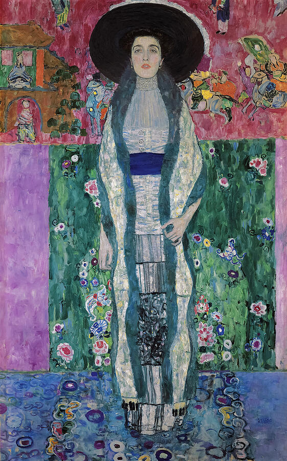 Portrait Of Adele Bloch-bauer By Gustav Klimt Painting