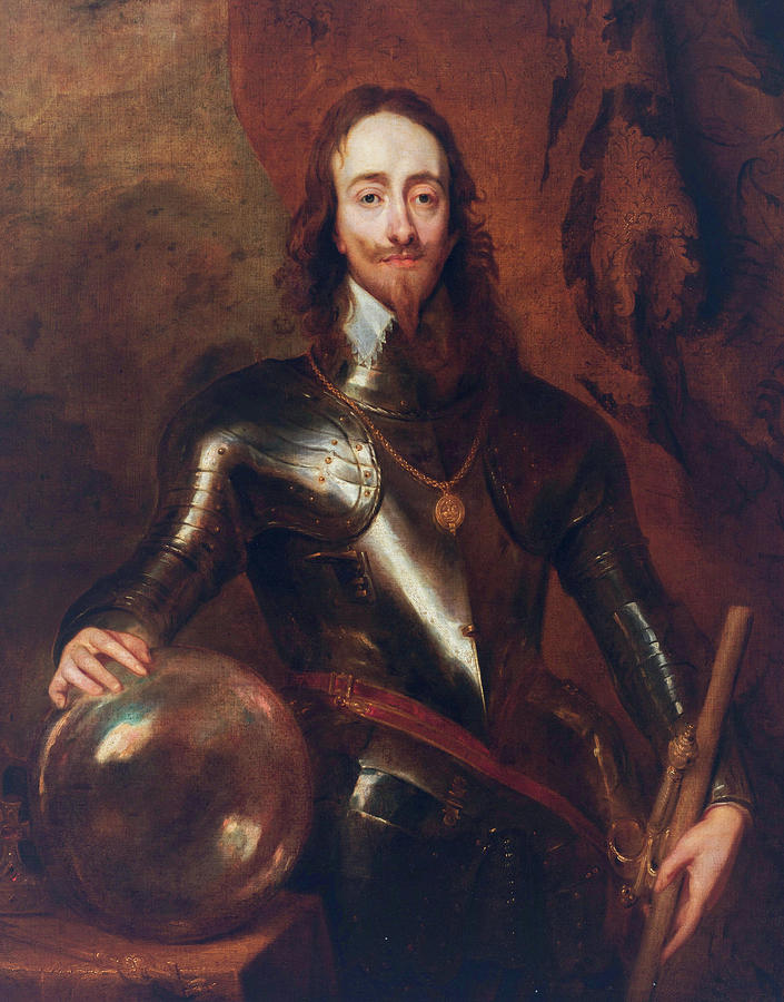 Anthony Van Dyck Painting - Portrait of Charles I, King of England #1 by Anthony van Dyck