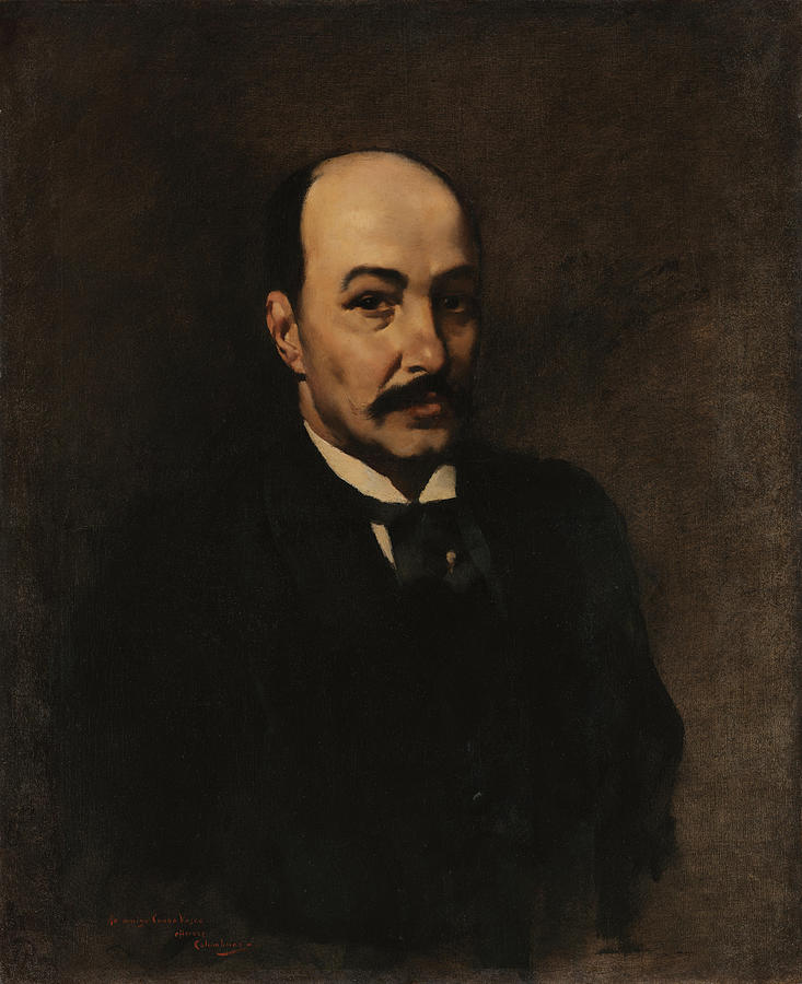 Portrait of Cunha Vasco Painting by Columbano Bordalo Pinheiro - Pixels