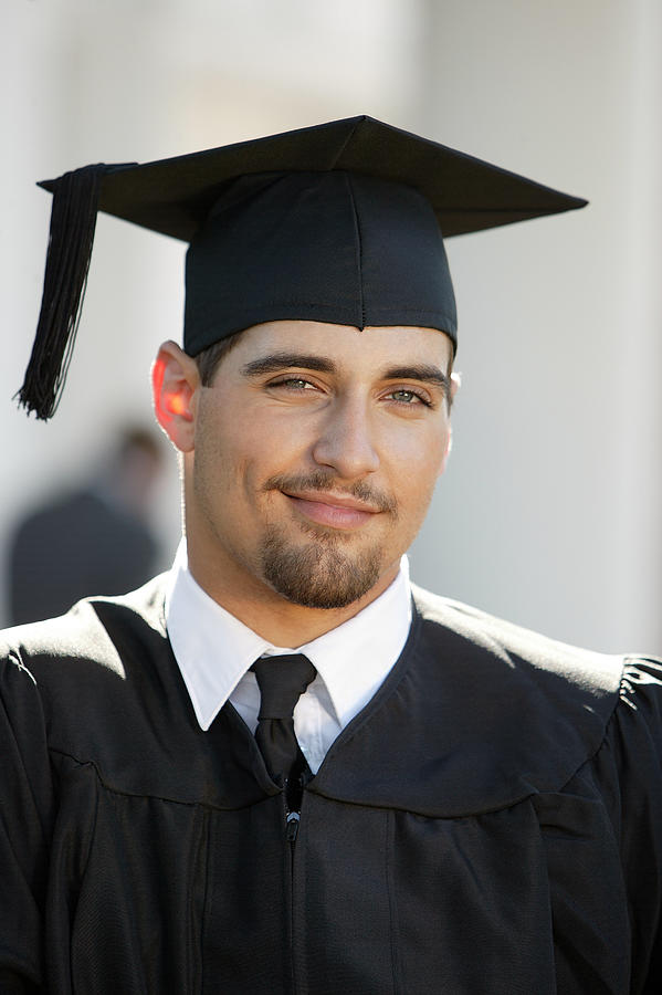 Portrait of graduate #1 Photograph by Comstock Images