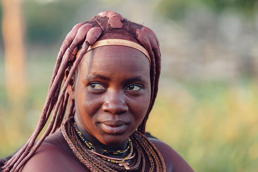 Portrait Of Himba Woman Namibia Africa Photograph By Artush Foto