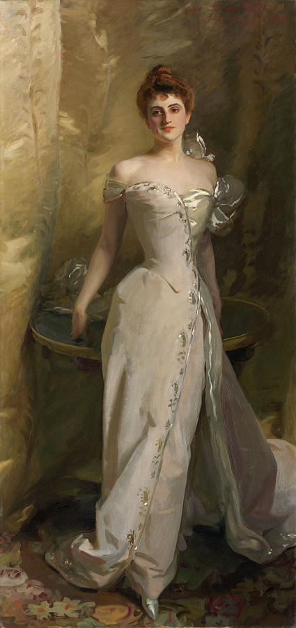 Portrait Painting - Portrait of Lisa Colt Curtis #1 by John Singer Sargent