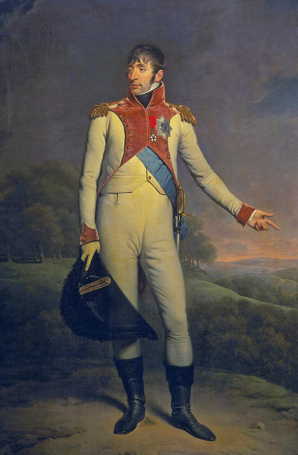 Portrait of Louis Napoleon, King of Holland #2 Painting by Charles Howard Hodges