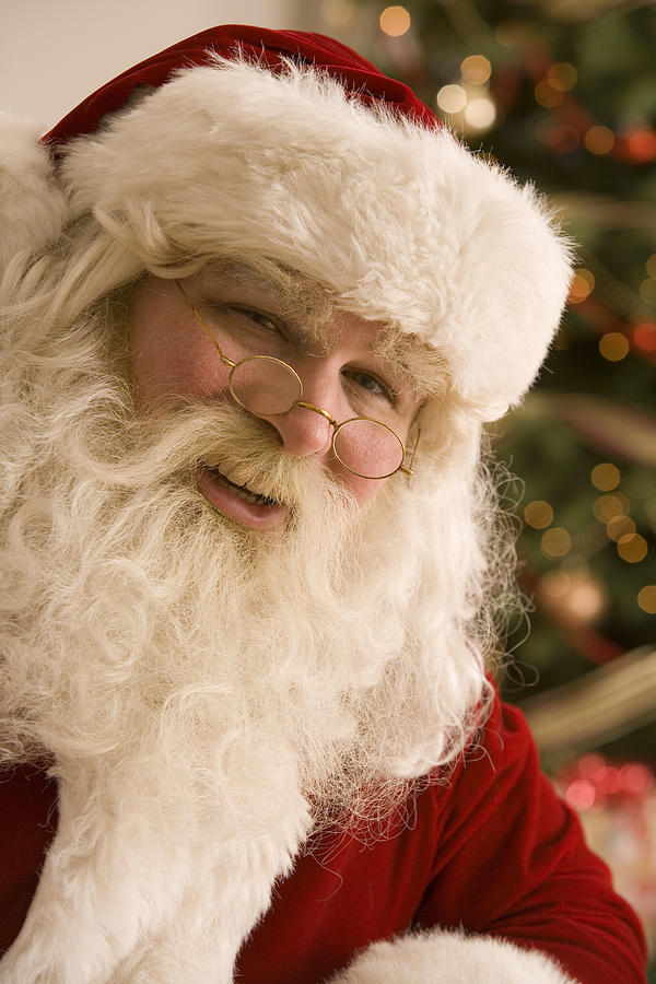 Portrait of Santa #1 Photograph by Comstock Images
