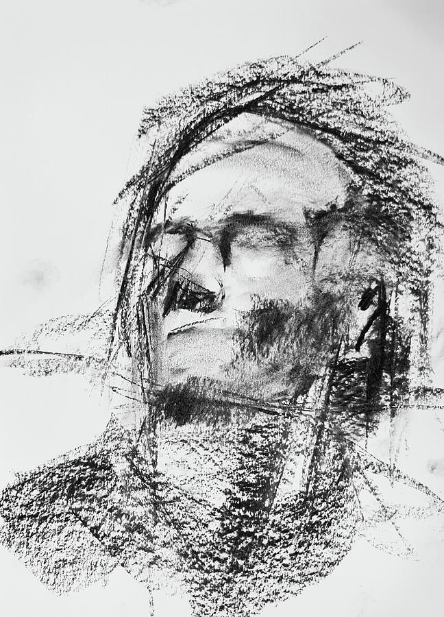 Portrait Sketch 1 Drawing By Anton Rozanov Fine Art America