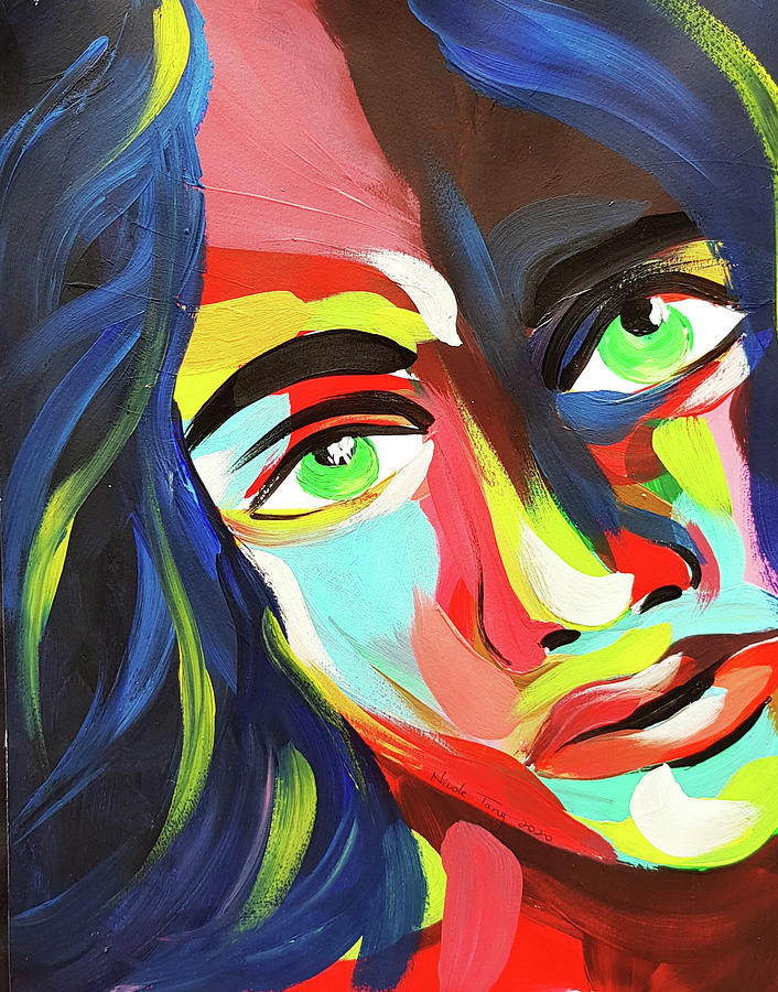 Portrait XIV #1 Painting by Nicole Tang