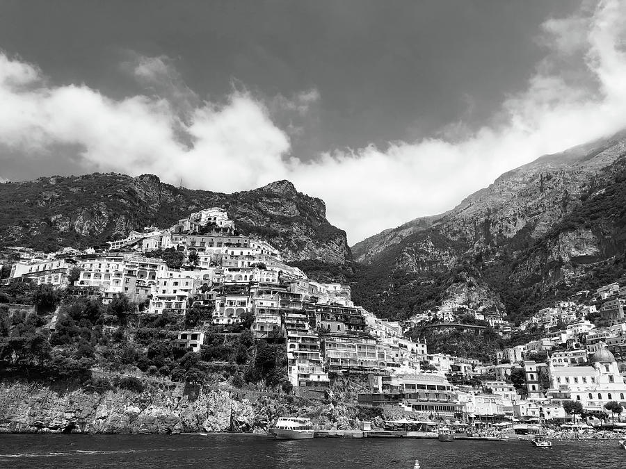 Positano Black and White Photograph by Sierra Vance - Pixels