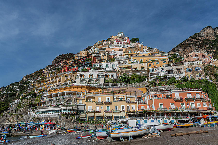 Positano from the Beach #1 Photograph by Darryl Brooks