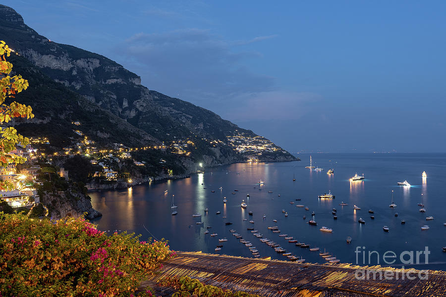 Positano Photograph - Positano Lights by Kasra Rassouli Positano Photograph - Positano Lights by Kasra Rassouli