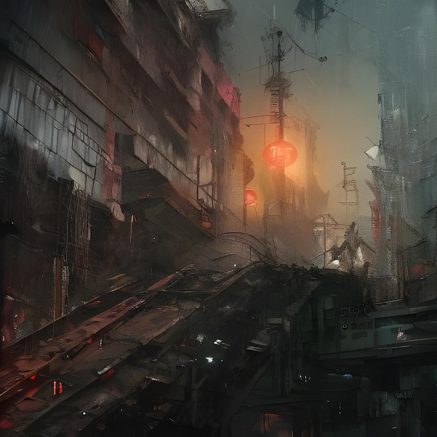 Post-apocalyptic Vorticism Digital Art by Americo Rodrigues - Fine Art ...