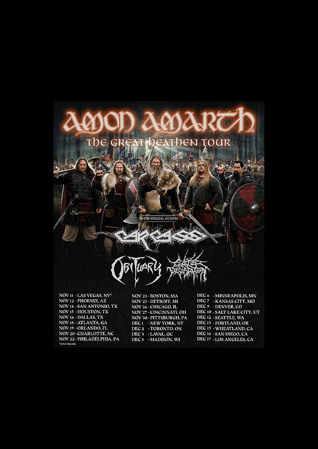 amon amarth tour usa 2022