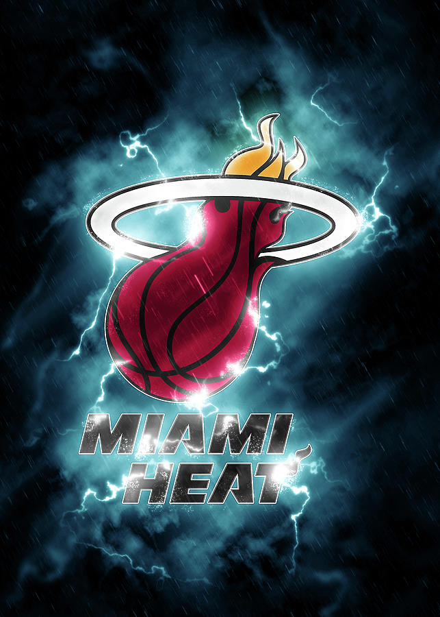 Poster Basketball Miami Heat #1 Drawing by Leith Huber - Fine Art