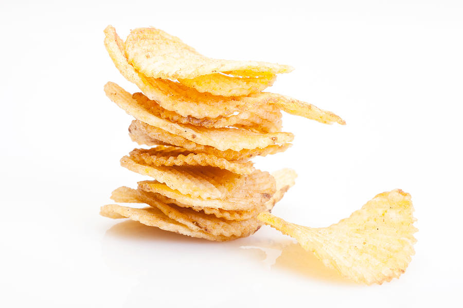 Potato chips #1 Photograph by Fotek