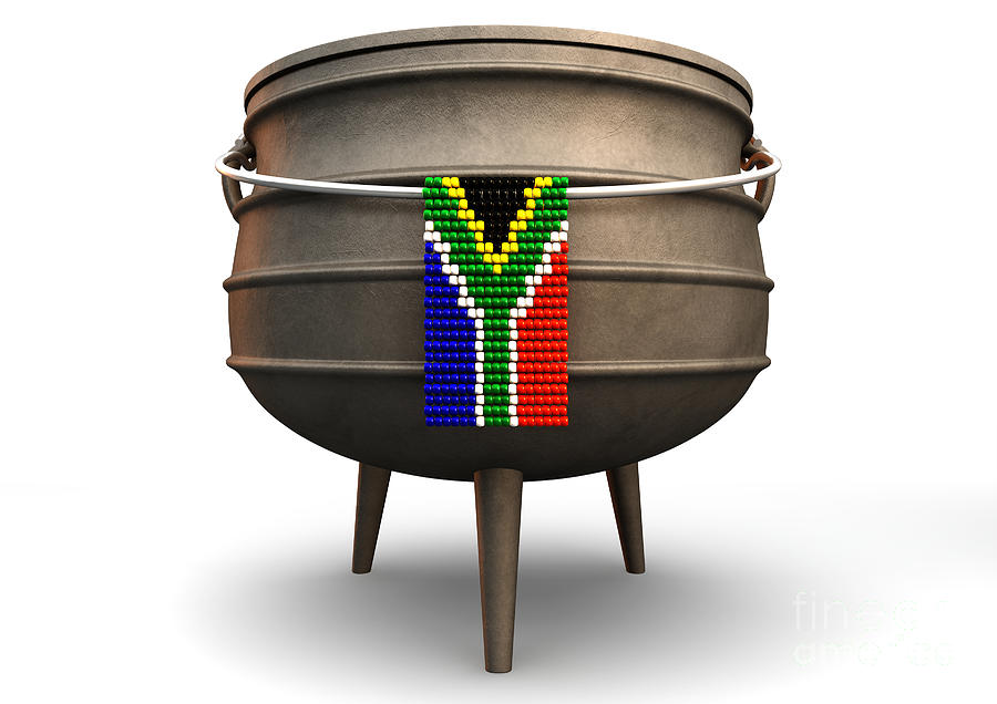 South African Potjie Pot Digital Art by Allan Swart - Pixels