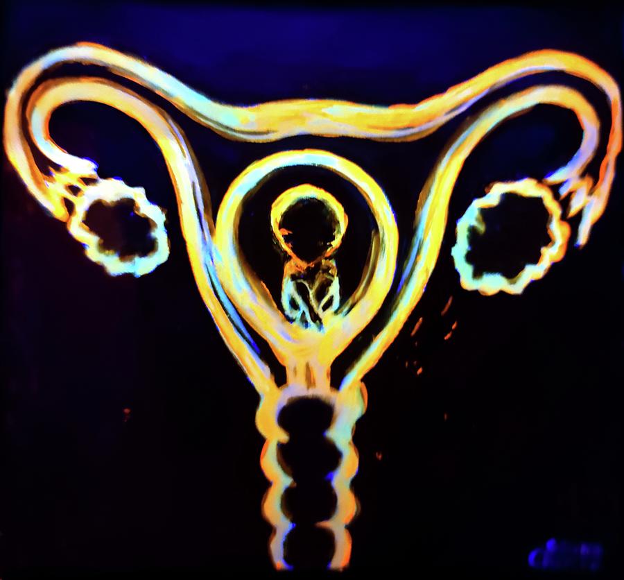 Embryo Painting - Pregnancy  #1 by Chirila Corina