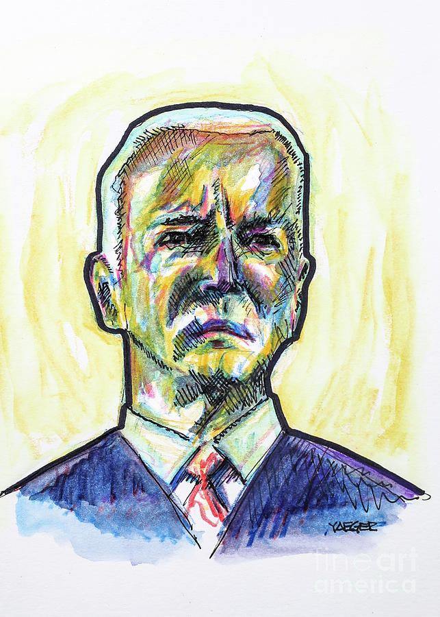 President Joe Biden Drawing by Robert Yaeger Fine Art America