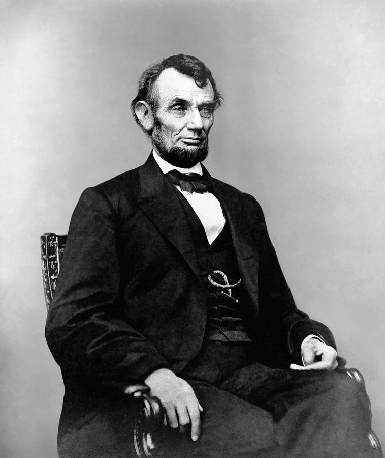 Abraham Lincoln Photograph - President Lincoln by War Is Hell Store