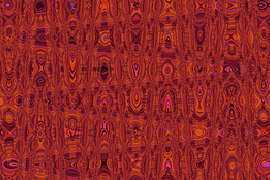 Prickly Pear Pads Abstract #1 Digital Art by Tom Janca