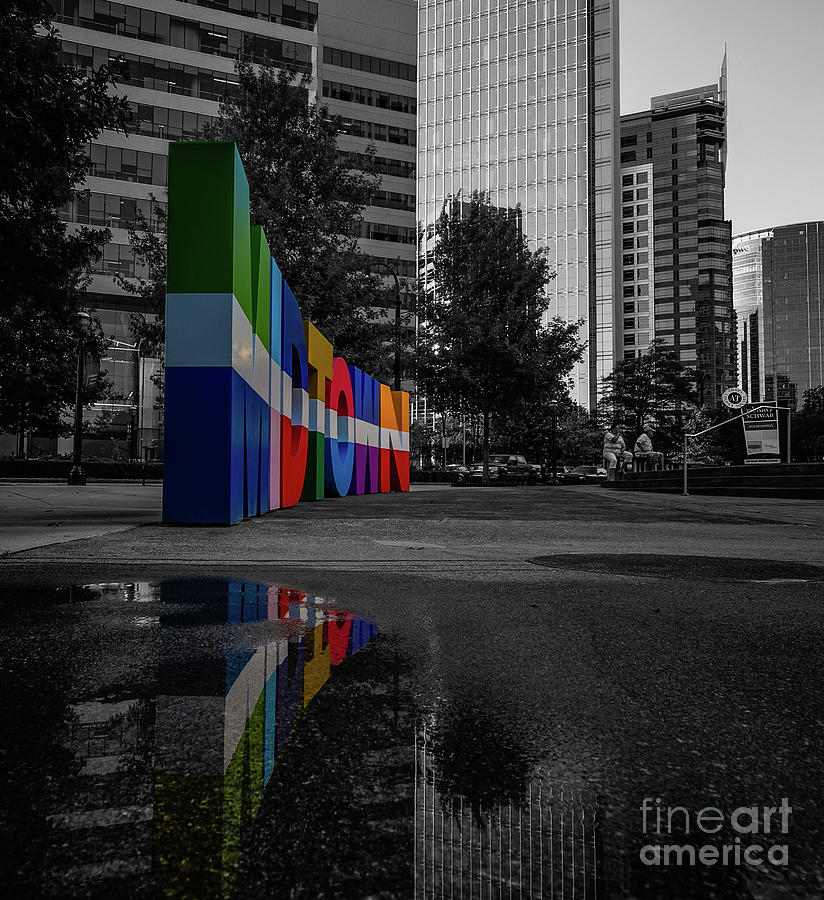 Pride Colors In Midtown Atlanta Photograph by Doug Sturgess