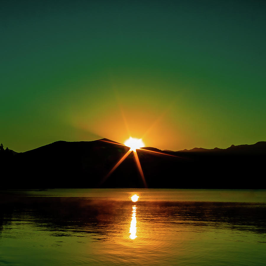 Priest Lake Sunrise Photograph