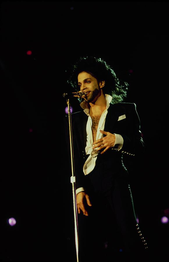 Prince in Concert #2 Photograph by Dmi