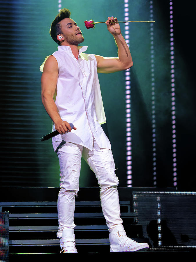 Prince Royce in Concert #2 Photograph by Ron Dubin
